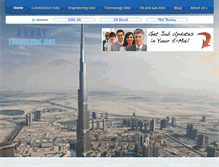 Tablet Screenshot of dubaiengineeringjobs.com